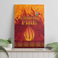 Azerbaijan Land of Fire Canvas Wall Art with Flame Towers and Baku Design