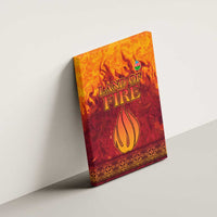 Azerbaijan Land of Fire Canvas Wall Art with Flame Towers and Baku Design