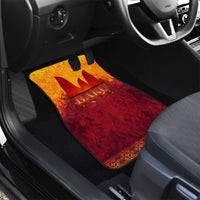 Azerbaijan Land of Fire Car Mats with Flame Towers and Baku Design