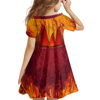 Azerbaijan Land of Fire Family Matching Summer Maxi Dress and Hawaiian Shirt with Flame Towers and Baku Design