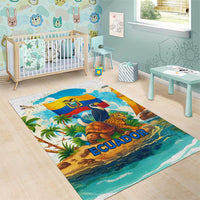 Ecuador Area Rug with Wildlife and Flag Landscape Design - Wonder Print Shop