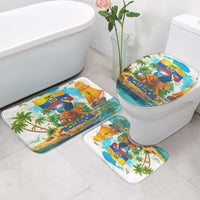 Ecuador Bathroom Set with Wildlife and Flag Landscape Design - Wonder Print Shop