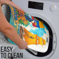 Ecuador Bathroom Set with Wildlife and Flag Landscape Design - Wonder Print Shop