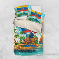 Ecuador Bedding Set with Wildlife and Flag Landscape Design - Wonder Print Shop