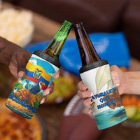 Ecuador 4 in 1 Can Cooler Tumbler with Wildlife and Flag Landscape Design - Wonder Print Shop