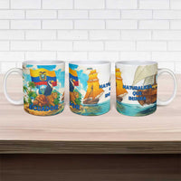 Ecuador Ceramic Mug with Wildlife and Flag Landscape Design - Wonder Print Shop