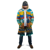 Ecuador Cloak with Wildlife and Flag Landscape Design - Wonder Print Shop