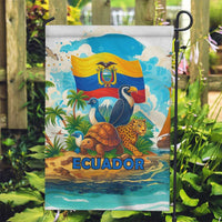 Ecuador Garden Flag with Wildlife and Flag Landscape Design - Wonder Print Shop