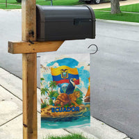 Ecuador Garden Flag with Wildlife and Flag Landscape Design - Wonder Print Shop