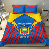 Ecuador Bedding Set with Coat of Arms and Bold Stripe Design - Wonder Print Shop