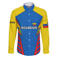 Ecuador Family Matching Puletasi and Hawaiian Shirt with Coat of Arms and Bold Stripe Design - Wonder Print Shop