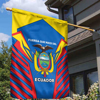 Ecuador Garden Flag with Coat of Arms and Bold Stripe Design - Wonder Print Shop
