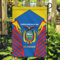 Ecuador Garden Flag with Coat of Arms and Bold Stripe Design - Wonder Print Shop