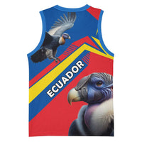 Ecuador Basketball Jersey with Andean Condor and Chevron Stripe Design - Wonder Print Shop