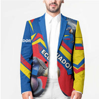 Ecuador Blazer with Andean Condor and Chevron Stripe Design - Wonder Print Shop