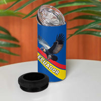 Ecuador 4 in 1 Can Cooler Tumbler with Andean Condor and Chevron Stripe Design - Wonder Print Shop
