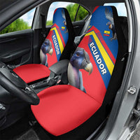 Ecuador Car Seat Cover with Andean Condor and Chevron Stripe Design - Wonder Print Shop