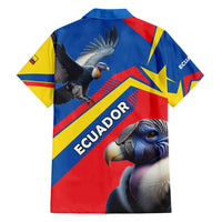 Ecuador Family Matching Long Sleeve Bodycon Dress and Hawaiian Shirt with Andean Condor and Chevron Stripe Design - Wonder Print Shop