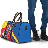 Ecuador Travel Bag with Andean Condor and Chevron Stripe Design - Wonder Print Shop