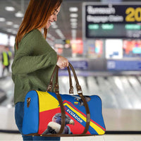 Ecuador Travel Bag with Andean Condor and Chevron Stripe Design - Wonder Print Shop