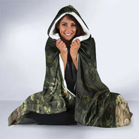 Ecuador Hooded Blanket with Jaguar Rainforest Map Design - Wonder Print Shop