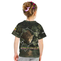 Ecuador Kid T Shirt with Jaguar Rainforest Map Design - Wonder Print Shop