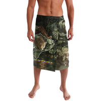 Ecuador Lavalava with Jaguar Rainforest Map Design - Wonder Print Shop