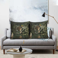 Ecuador Pillow Cover with Jaguar Rainforest Map Design - Wonder Print Shop
