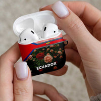 Ecuador AirPods Case with Rose Garden and Floral Texture Design - Wonder Print Shop