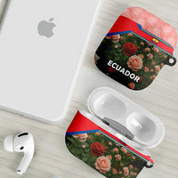 Ecuador AirPods Case with Rose Garden and Floral Texture Design - Wonder Print Shop