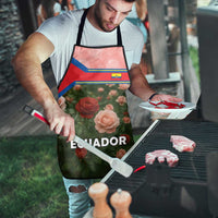 Ecuador Apron with Rose Garden and Floral Texture Design - Wonder Print Shop