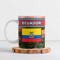 Ecuador Ceramic Mug with Rose Garden and Floral Texture Design - Wonder Print Shop