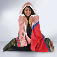 Ecuador Hooded Blanket with Rose Garden and Floral Texture Design - Wonder Print Shop