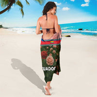 Ecuador Sarong with Rose Garden and Floral Texture Design - Wonder Print Shop