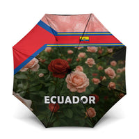 Ecuador Umbrella with Rose Garden and Floral Texture Design - Wonder Print Shop
