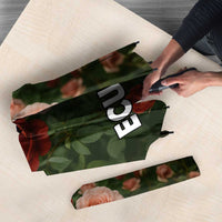 Ecuador Umbrella with Rose Garden and Floral Texture Design - Wonder Print Shop