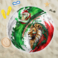Bulgaria Independence Day Beach Blanket Bulgarian Flag Patriotic Lion National Emblem