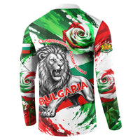 Bulgaria Independence Day Button Sweatshirt Bulgarian Flag Patriotic Lion National Emblem