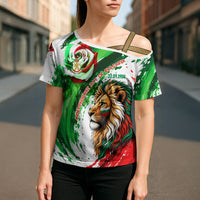 Bulgaria Independence Day Cross Shoulder Shirt Bulgarian Flag Patriotic Lion National Emblem