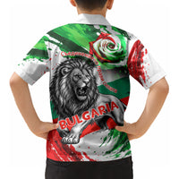 Bulgaria Independence Day Kid Hawaiian Shirt Bulgarian Flag Patriotic Lion National Emblem