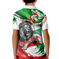 Bulgaria Independence Day Kid Polo Shirt Bulgarian Flag Patriotic Lion National Emblem