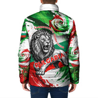 Bulgaria Independence Day Padded Jacket Bulgarian Flag Patriotic Lion National Emblem