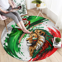 Bulgaria Independence Day Round Carpet Bulgarian Flag Patriotic Lion National Emblem