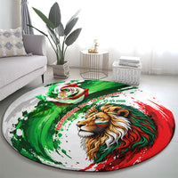 Bulgaria Independence Day Round Carpet Bulgarian Flag Patriotic Lion National Emblem