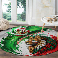 Bulgaria Independence Day Round Carpet Bulgarian Flag Patriotic Lion National Emblem