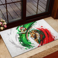 Bulgaria Independence Day Rubber Doormat Bulgarian Flag Patriotic Lion National Emblem