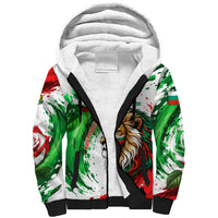 Bulgaria Independence Day Sherpa Hoodie Bulgarian Flag Patriotic Lion National Emblem