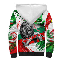 Bulgaria Independence Day Sherpa Hoodie Bulgarian Flag Patriotic Lion National Emblem