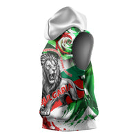Bulgaria Independence Day Sleeveless Hoodie Bulgarian Flag Patriotic Lion National Emblem