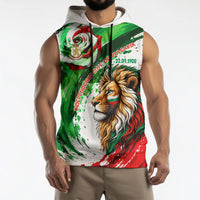 Bulgaria Independence Day Sleeveless Hoodie Bulgarian Flag Patriotic Lion National Emblem